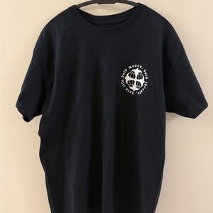 Nova Men “Bold Moves Bold Life” Globe Graphic Tee Black Size L